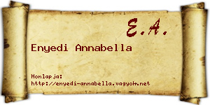 Enyedi Annabella névjegykártya